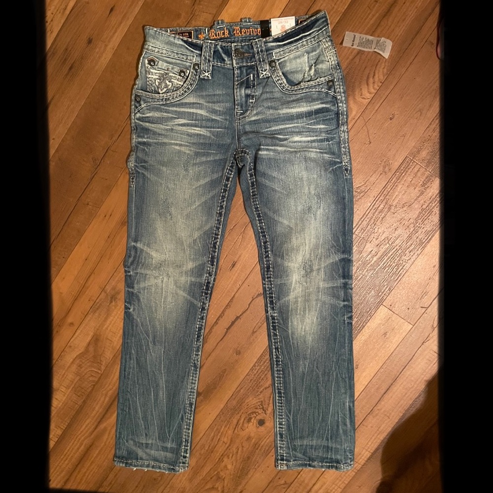 Rock Revival phantom Slim Straight jeans